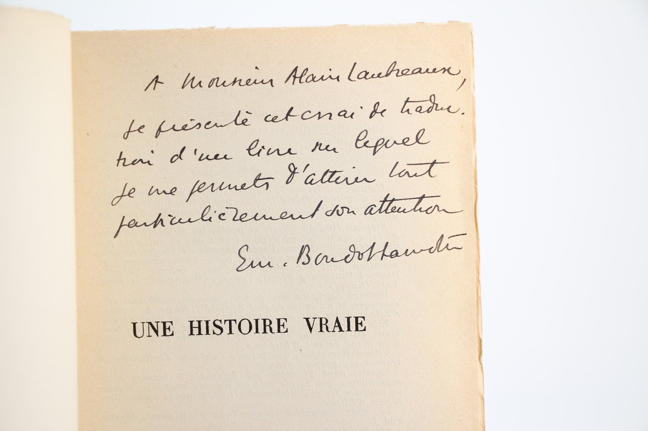 Une histoire vraie