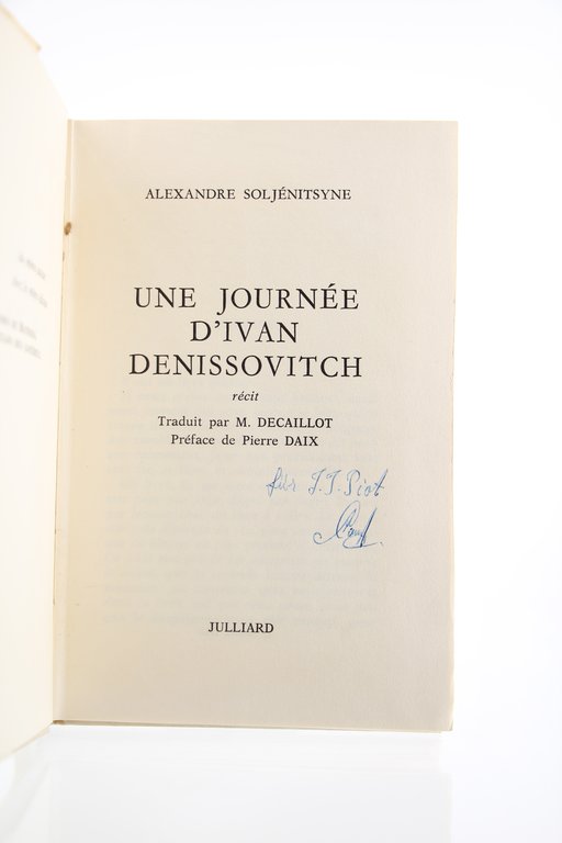 Une journée d'Ivan Denissovitch