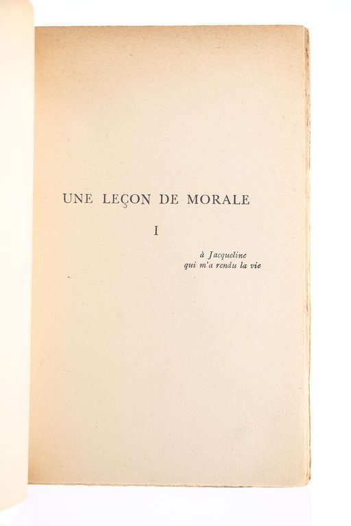 Une Leçon de Morale