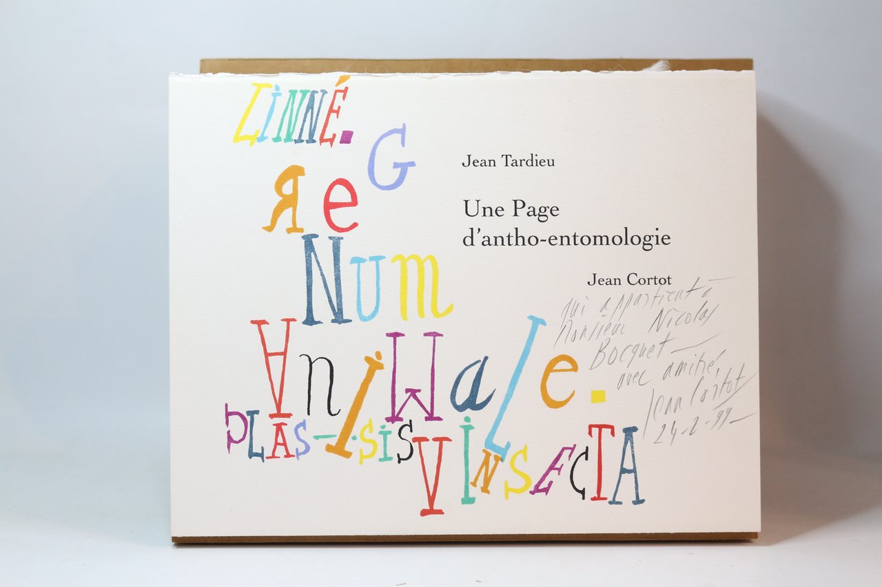 Une page d'antho-entomologie