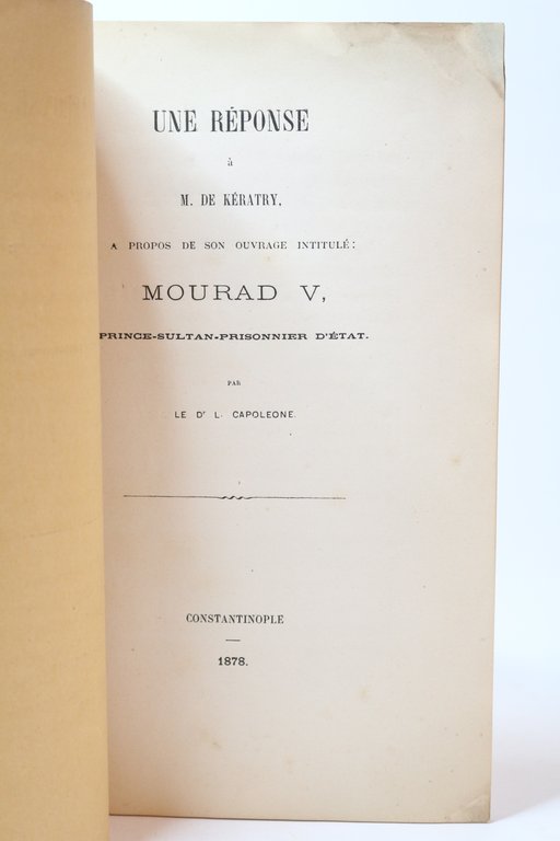 Une réponse à M. de Kératry à propos de son …