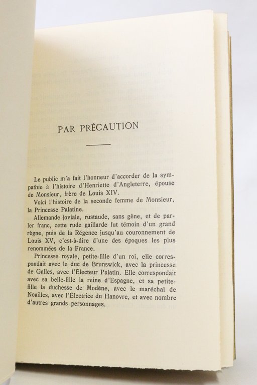 Une rude gaillarde. La Princesse Palatine