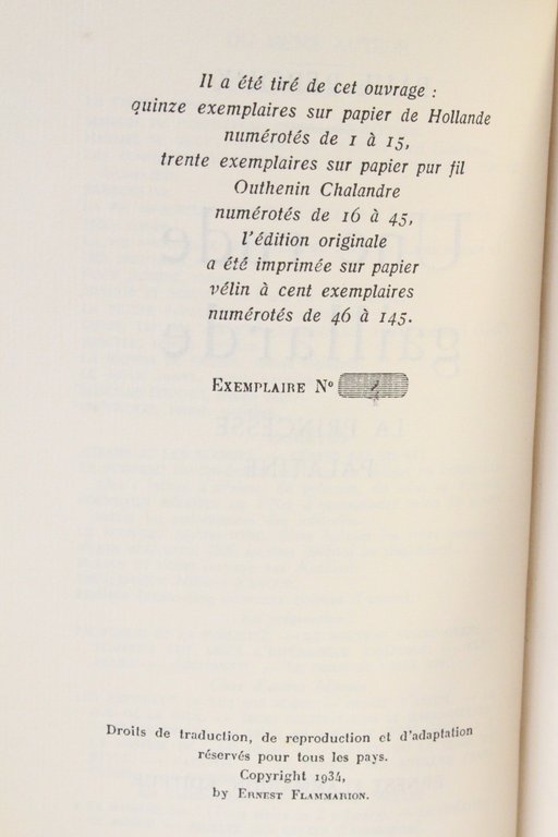Une rude gaillarde. La Princesse Palatine