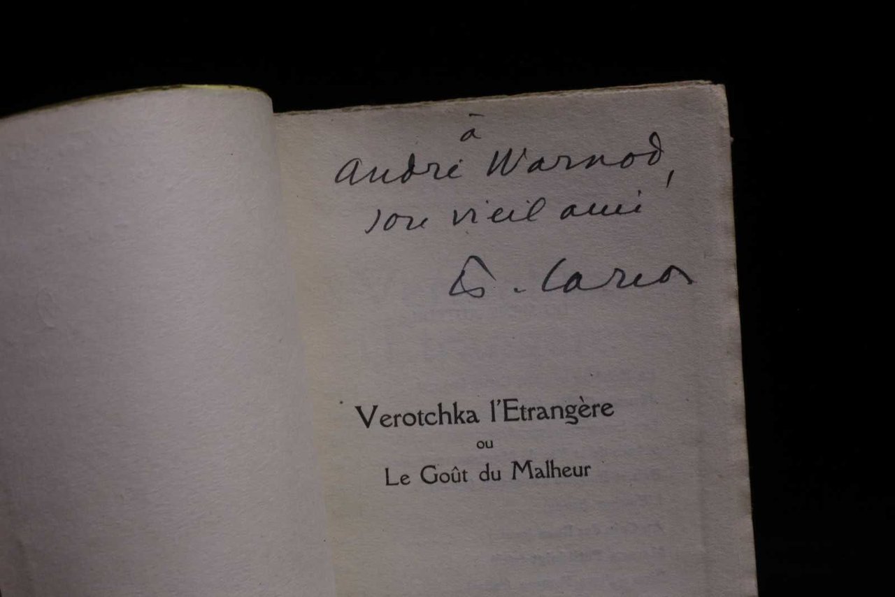 Verotchka l'étrangère ou le goût du malheur