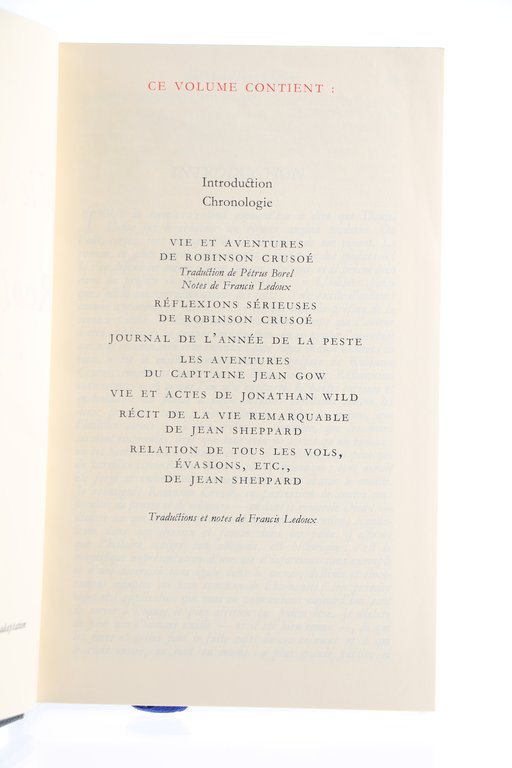 Vie et aventures de Robinson Crusoé