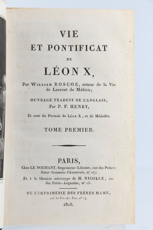 Vie et pontificat de Léon X