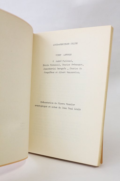 Vingt lettres à André Pulicani, Ercole Pirazzoli, Charles Frémanger, Jean-Gabriel …