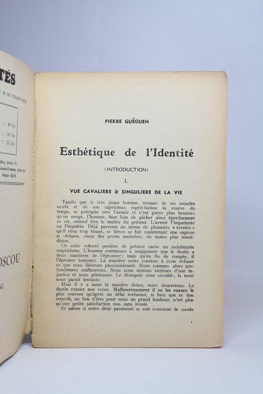 Volontés. Revue mensuelle. Collection quasi complète du N°1 au N°20 …