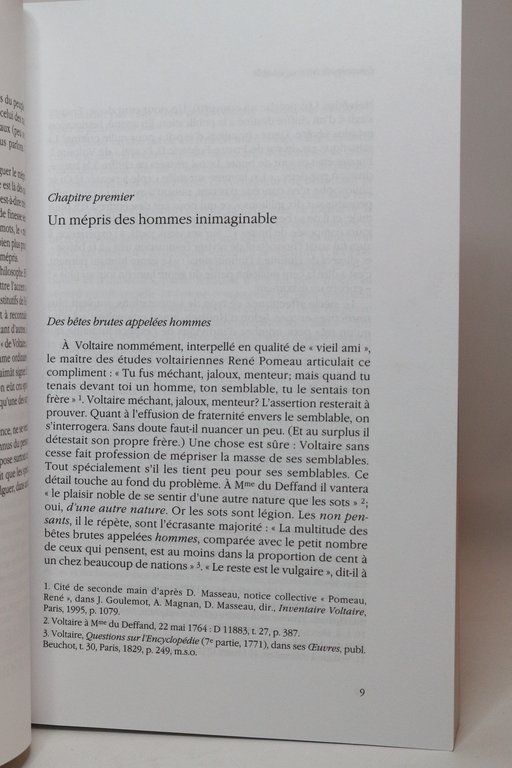 Voltaire méconnu, aspects cachés de l'humanisme des Lumières (1750-1800)