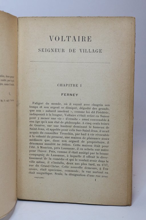 Voltaire seigneur de village