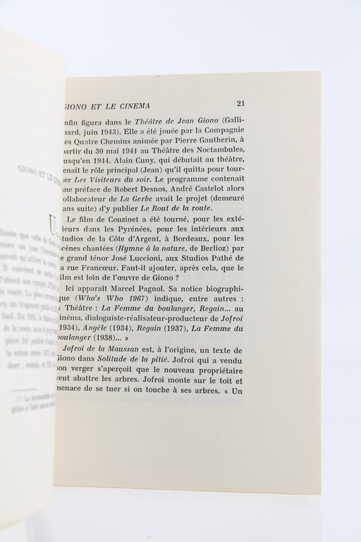 Voyage autour de Jean Giono