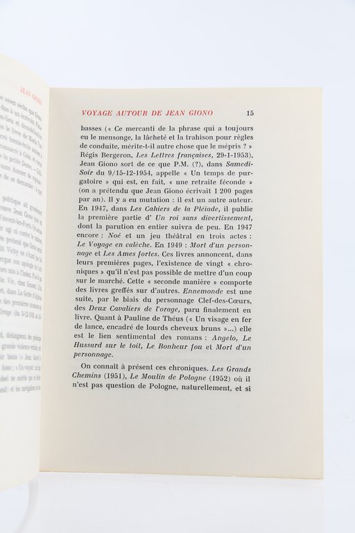 Voyage autour de Jean Giono