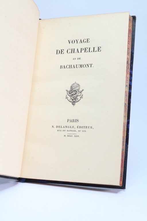 Voyage de Chapelle et de Bachaumont
