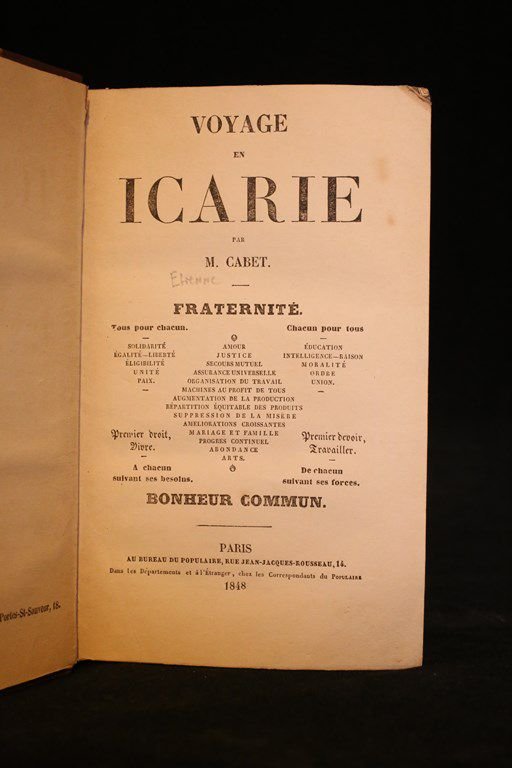 Voyage en Icarie