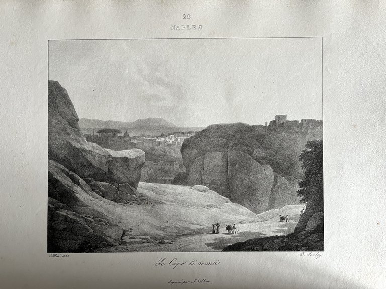 Voyage en Italie en 1822. 30 dessins lithographiés par lui