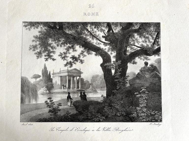 Voyage en Italie en 1822. 30 dessins lithographiés par lui