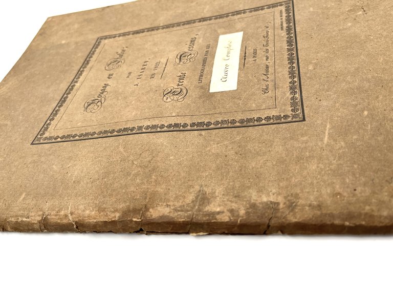 Voyage en Italie en 1822. 30 dessins lithographiés par lui