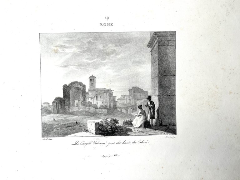 Voyage en Italie en 1822. 30 dessins lithographiés par lui