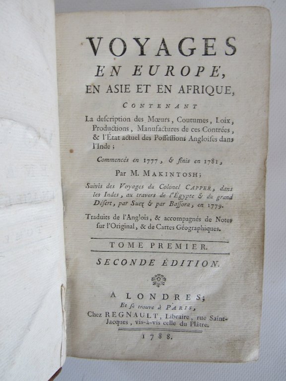 Voyages en Europe, en Asie et en Afrique, contenant la …