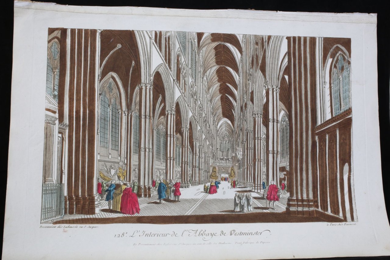 Vue d'optique - L'Intérieur de l'Abbaye de Westminster