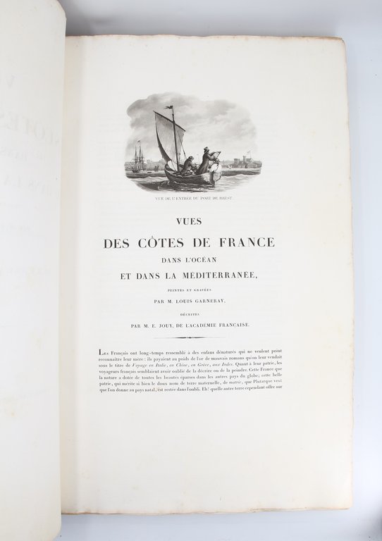 Vues des côtes de France dans l'océan et la Méditerranée