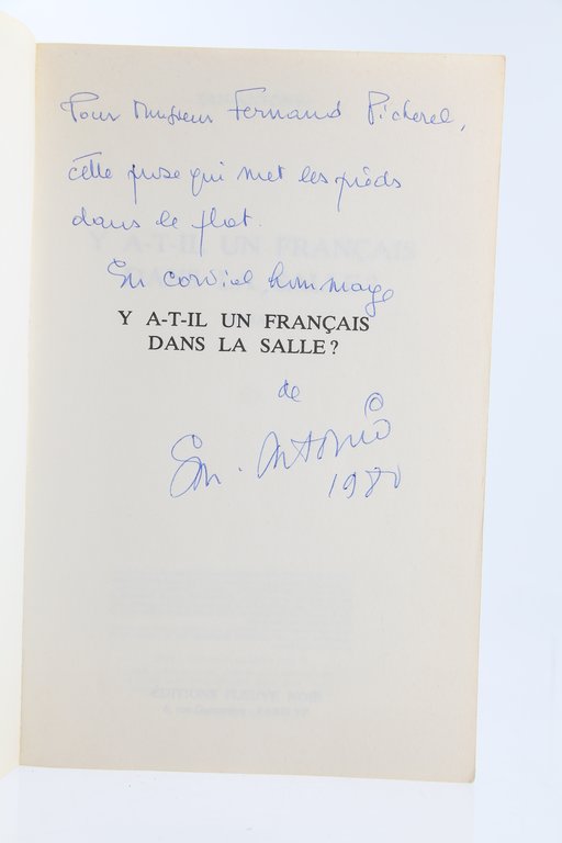 Y a-t-il un français dans la Salle ?