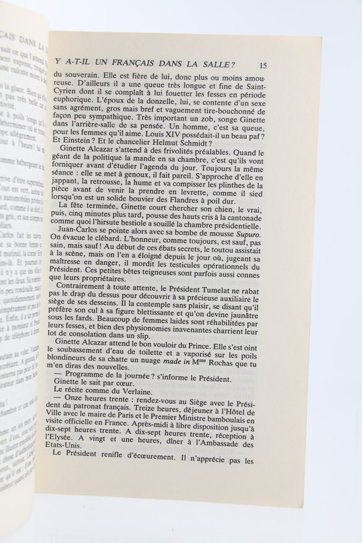 Y a-t-il un français dans la Salle ?