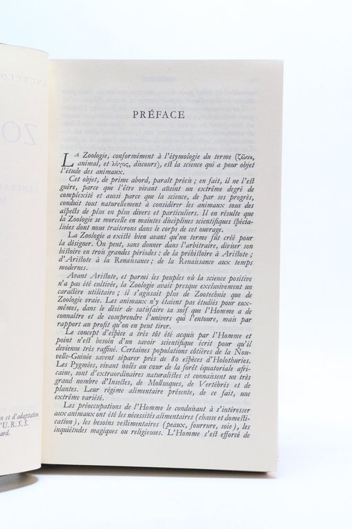 Zoologie Tomes I & II