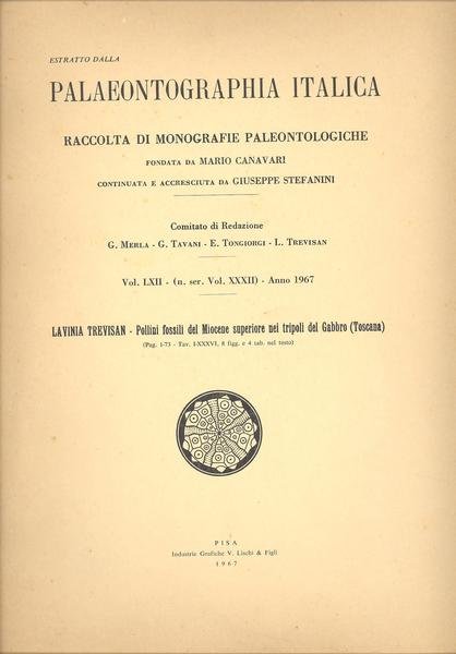 PALEONTOGRAPHIA ITALICA