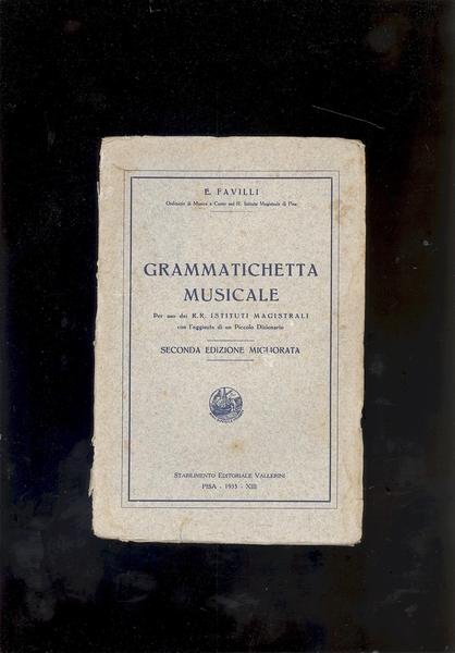 GRAMMATICHETTA MUSICALE