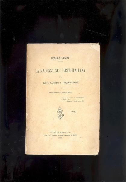 LA MADONNA NELL'ARTE ITALIANA