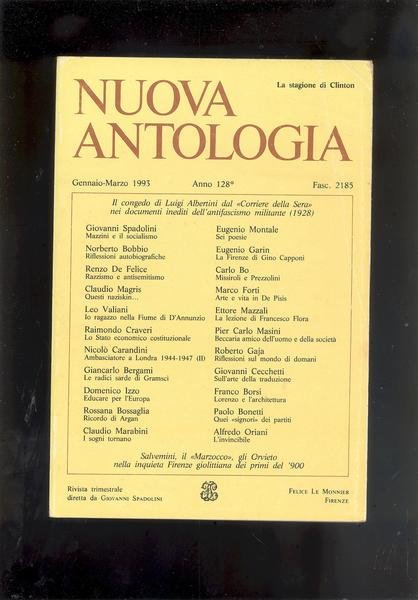 NUOVA ANTOLOGIA