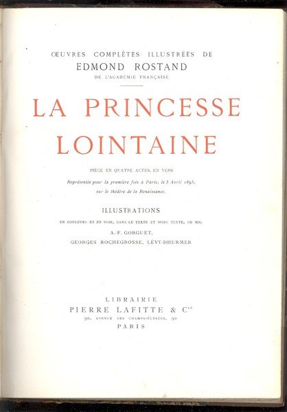 LA PRINCESSE LOINTAINE