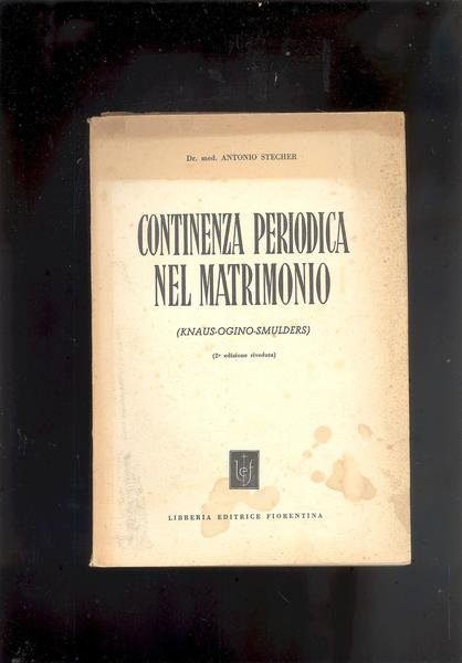 CONTINENZA PERIODICA NEL MATRIMONIO