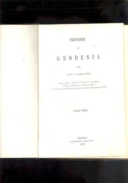 PRINCIPI DI GEODESIA