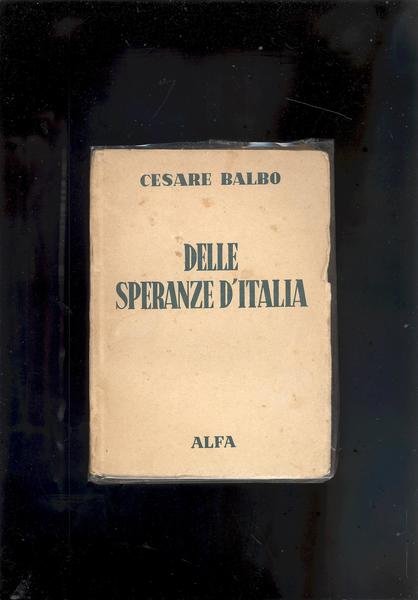 DELLE SPERANZE D'ITALIA