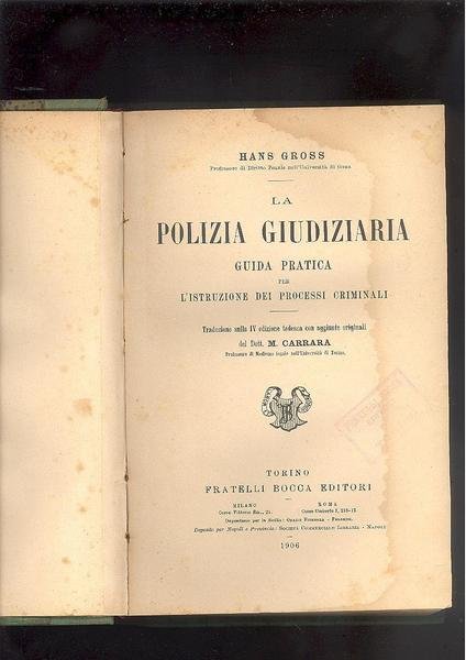 LA POLIZIA GIUDIZIARIA