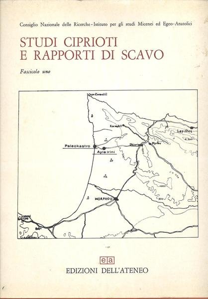 STUDI CIPRIOTI E RAPPORTI DI SCAVO