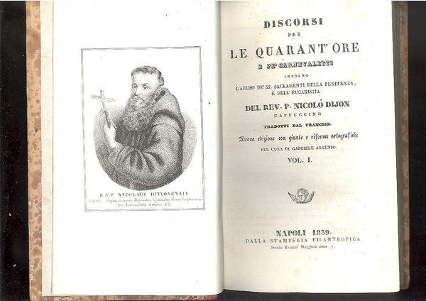 DISCORSI PER LE QUARANT'ORE E PE' CARNEVALETTI INTORNO L'ABUSO DE … | Immagine Gallery 1