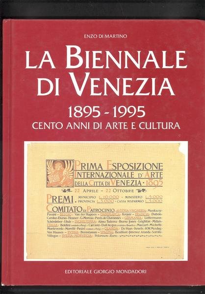 LA BIENNALE DI VENEZIA 1895 - 1995 CENTO ANNI DI …