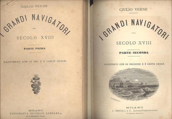 I GRANDI NAVIGATORI DEL SECOLO XVIII