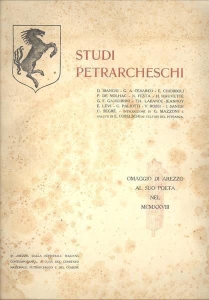 STUDI PETRARCHESCHI