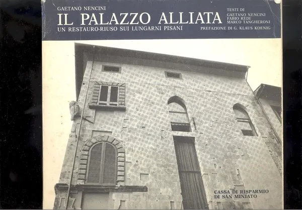 IL PALAZZO ALLIATAUN RESTAURO - RIUSO SUI LUNGARNI PISANI | Immagine principale