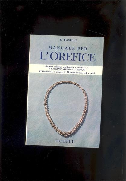 MANUALE PER L'OREFICE