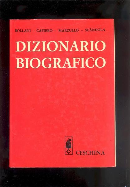 DIZIONARIO BIOGRAFICOCOMPLEMENTO DI OGNI DIZIONARIO