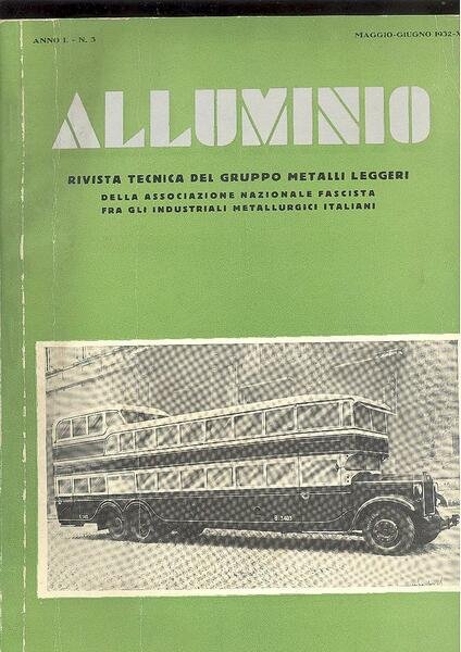 ALLUMINIO. RIVISTA TECNICA DEL GRUPPO METALLI LEGGERIANNO I. - N.3 …