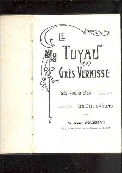 LE TUYAU EN GRES VERNISSE SES PROPROPRIETES SES UTILISATION