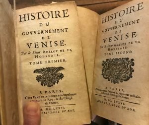 HISTOIRE DU GOUVERNEMENT DE VENISE, TOMI I E II