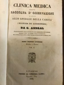 CLINICA MEDICA OSSIA RACCOLTA D’OSSERVAZIONI FATTE ALLO SPEDALE DELLA CARITA’ …