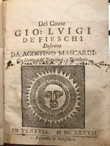 LA CONGIURA DEL CONTE GIO: LUIGI DE’ FIESCHI